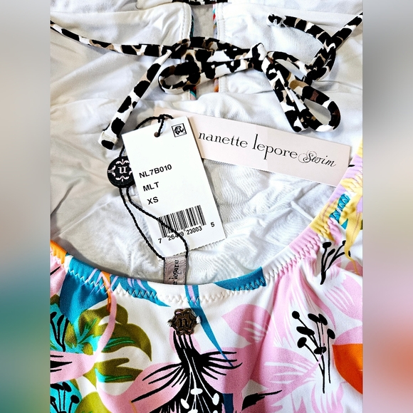 NEW NANETTE LEPORE GODDESS ONE PIECE SWIMSUIT - Picture 9 of 12